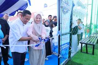 Walikota Agung Nugroho Resmikan Lapangan Kencana Minisoccer di Kompleks PSC Pekanbaru