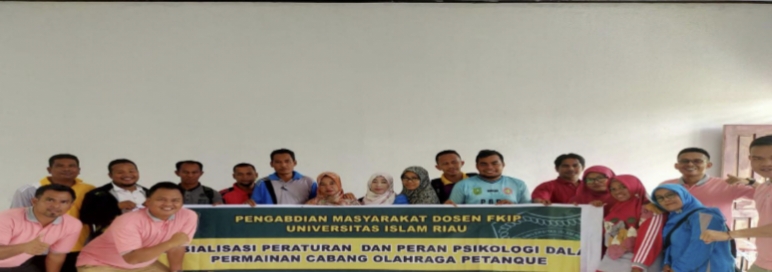 Dosen Pengampu Mata Kuliah Pentanque Penjaskesrek UIR Lakukan Sosialisasi Dan Bersilaturrahmi Bersama FOPI Rokan Hilir