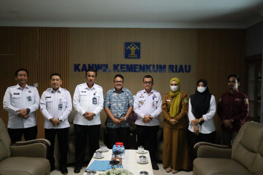 Perkuat Upaya Cegah HIV/AIDS, KPA Riau Lakukan Audiensi ke Kanwil Kemenkumham