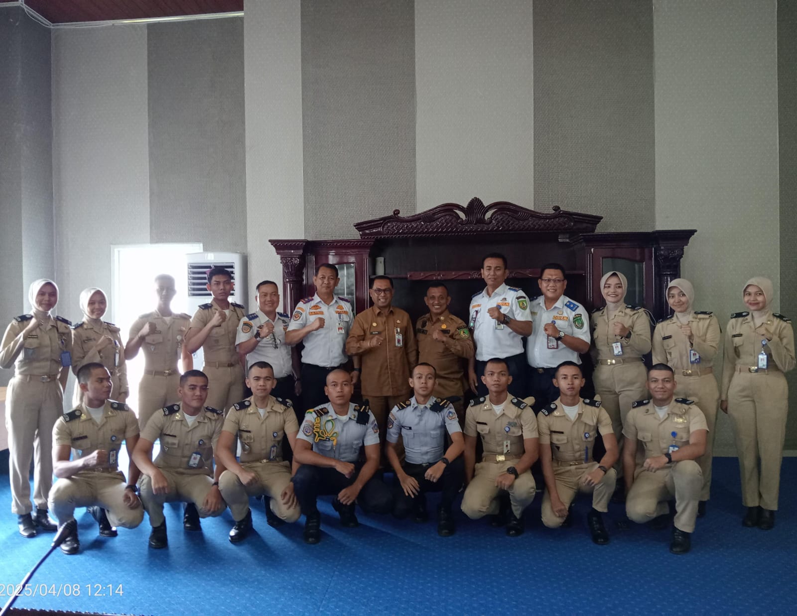Sekda Rohil Terima Kunjungan Taruna PTDI-STTD Pasca Manjalani Idul fitri 1446 H