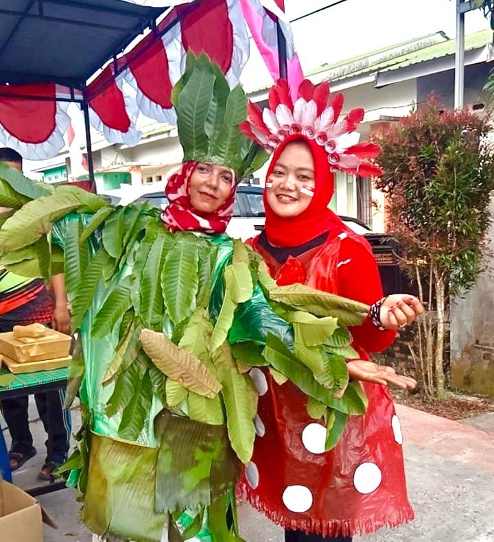 Unik! Begini Cara Warga Gang Mawar Perumahan Sadira Green Village Maknai HUT ke-79 RI