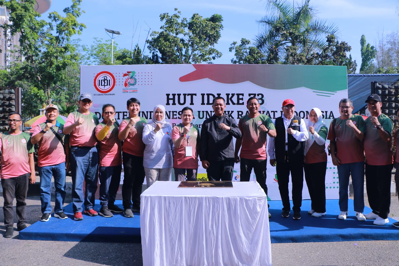 Tobek Godang jadi Kelurahaan Binaan IDI Pekanbaru