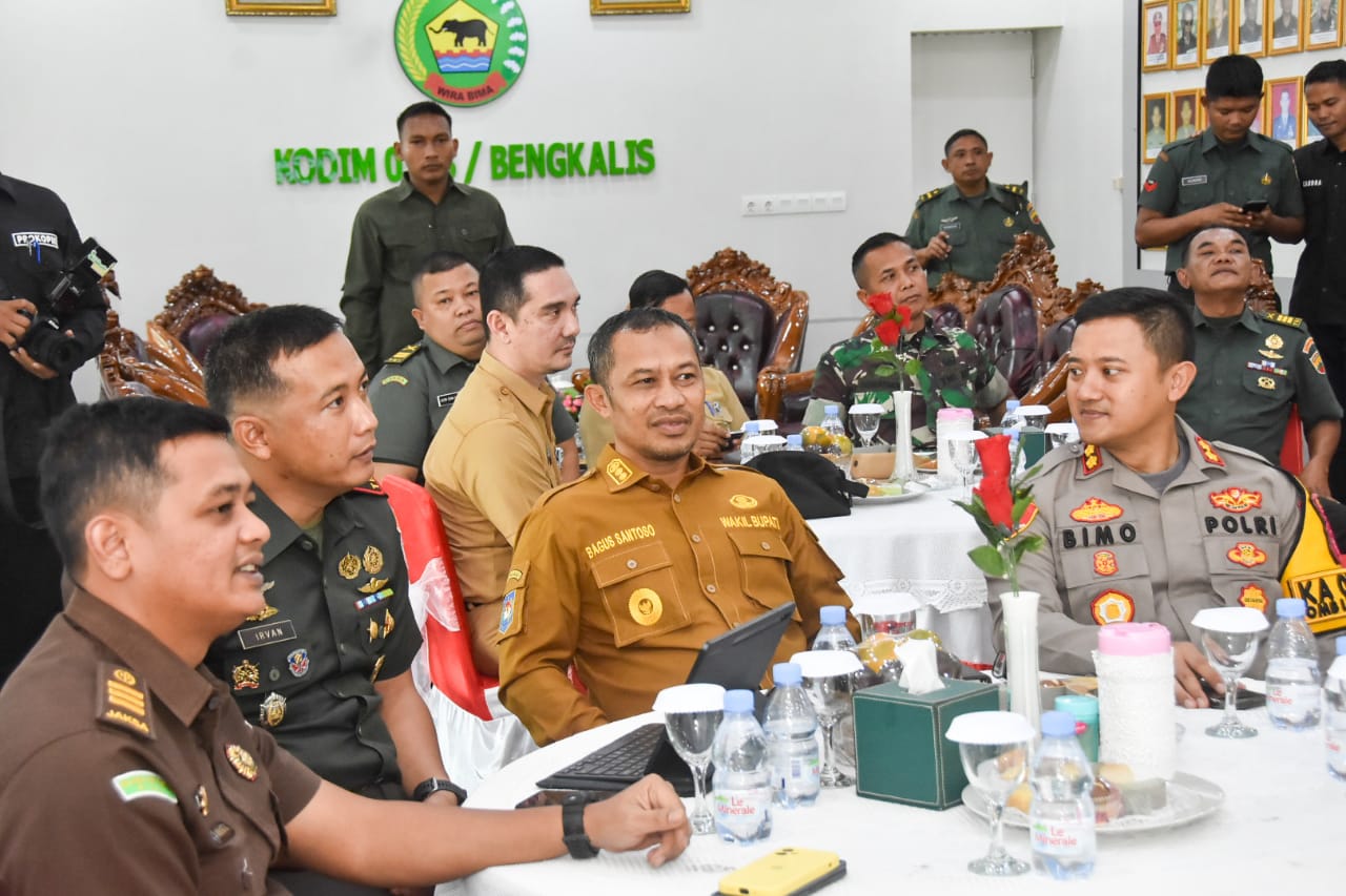 Digelar TNI AD, Wabup Ikuti Komsos Terkait Perubahan Iklim Global