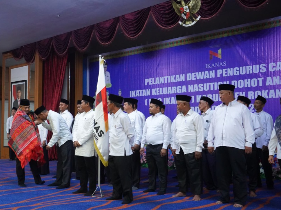 Pengurus DPC Ikanas Rokan Hulu Dikukuhkan, Plt Gubri Harap Eksis dalam Membangun Negeri ROKAN