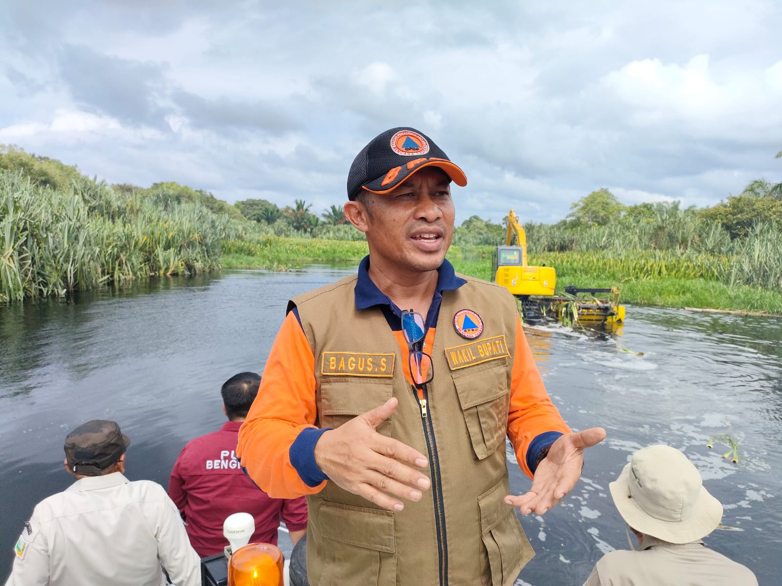 Wabup Bagus Tinjau Sungai Disepanjang Siak Kecil