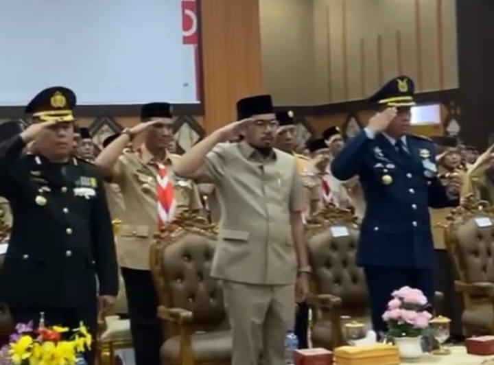 Ketua DPRD Pekanbaru Ginda Burnama Dorong Semangat Patriotisme Dalam rangka Peringati Hari Pramuka ke-62 Tahun