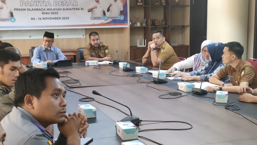 Pemprov Riau Rapat Persiapan Pelantikan Pj Bupati Inhil