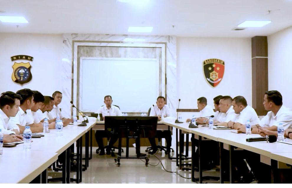 Kasat Reskrim se-Riau Dikumpulkan Bahas Edukasi Pemilu