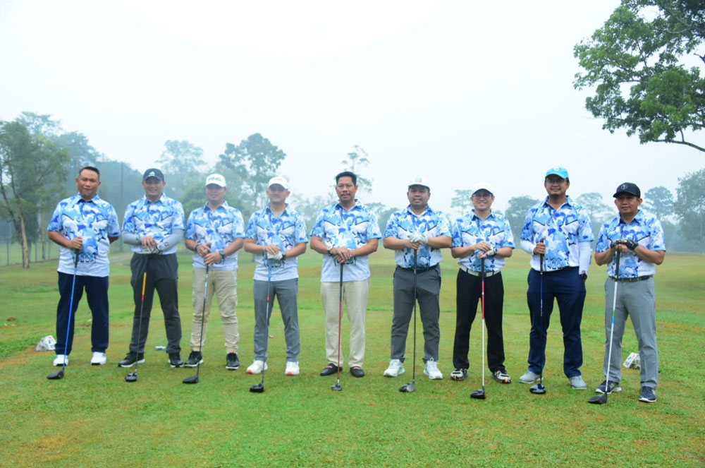 Bupati Apresiasi Turnamen Golf HUT Bhayangkara Ke-78 Polres Bengkalis