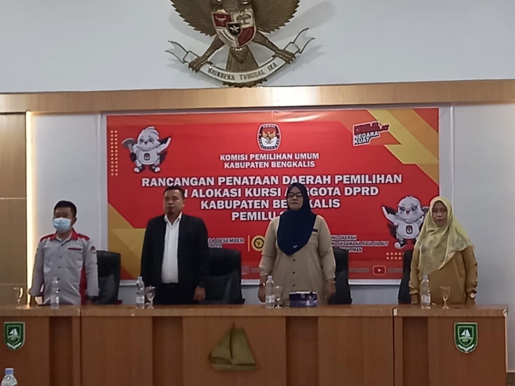 KPU Bengkalis Umumkan Rancangan Penataan Daerah Pemilihan dan Alokasi kursi Anggota DPRD Bengkalis