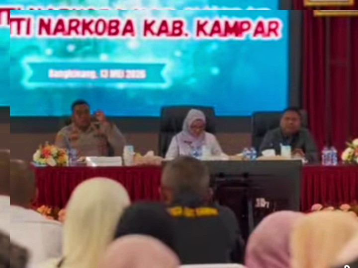 Dihadapan Forkopimda dan Masyarakat, Wabup Kampar Ajak Seluruh Pihak Selamatkan Generasi Muda