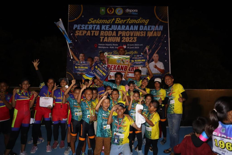 Perserosi Pekanbaru Sabet Juara Umum dari 2 Kategori Kejurda di Siak