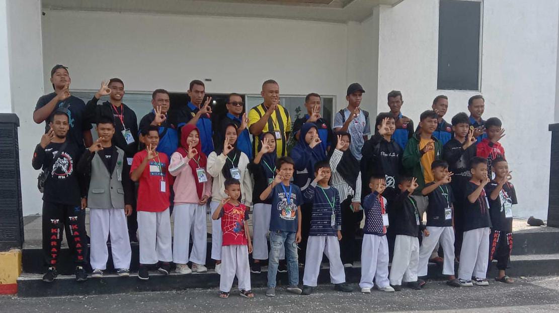 Open Karate Se-Provinsi Riau, Kabupaten Bengkalis Raih Juara Umum II