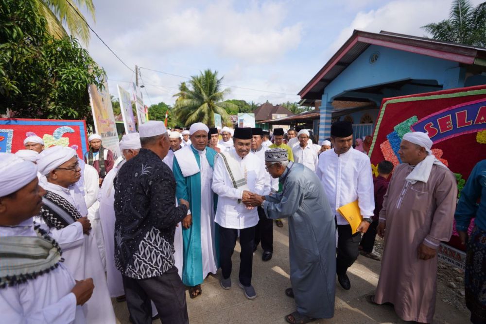 Hadir di Haul Allah Yarham Syekh Ma'sum Tambusai ke-62, Gubri : Tarekat Harus Dijaga dan Dipertahankan