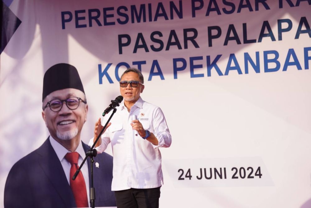 Zulkifli Hasan: Pasar dan UMKM Penyokong Utama Perekonomian