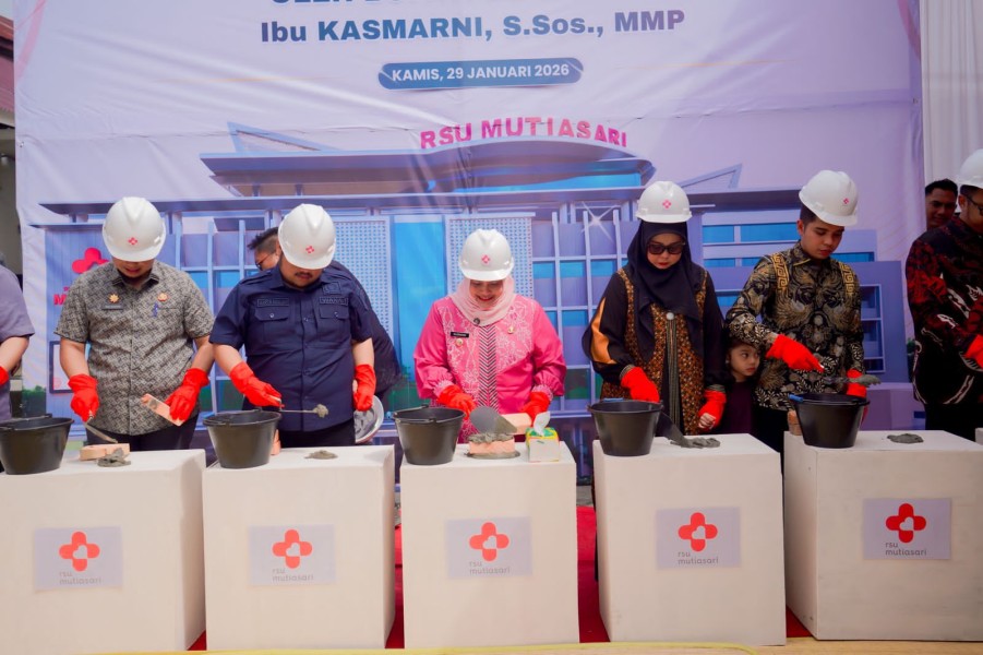 Bupati Bengkalis Resmikan Pembangunan Pengembangan RSU Mutiasari di Mandau