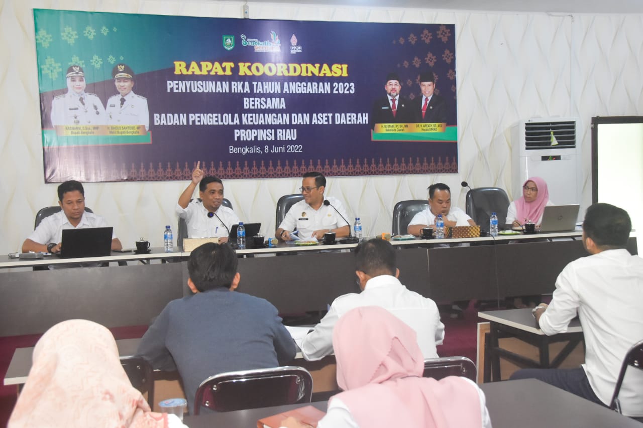 BPKAD Bengkalis Gelar Rakor Penyusunan RKA Tahun 2023