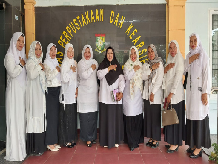 GOW Kab. Kampar Sambangi Dinas Perpustakaan Dan Arsip Kab. Kampar
