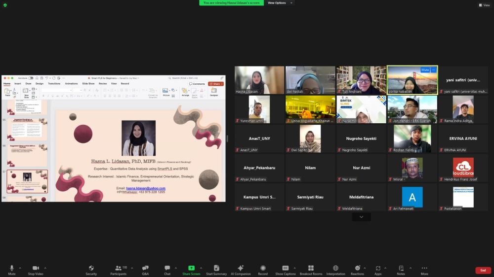 Bincang Literasi UMRI Jilid 15, Diikuti 150 Peserta dari Perguruan Tinggi se Indonesia